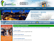 Tablet Screenshot of iguassutur.com.br